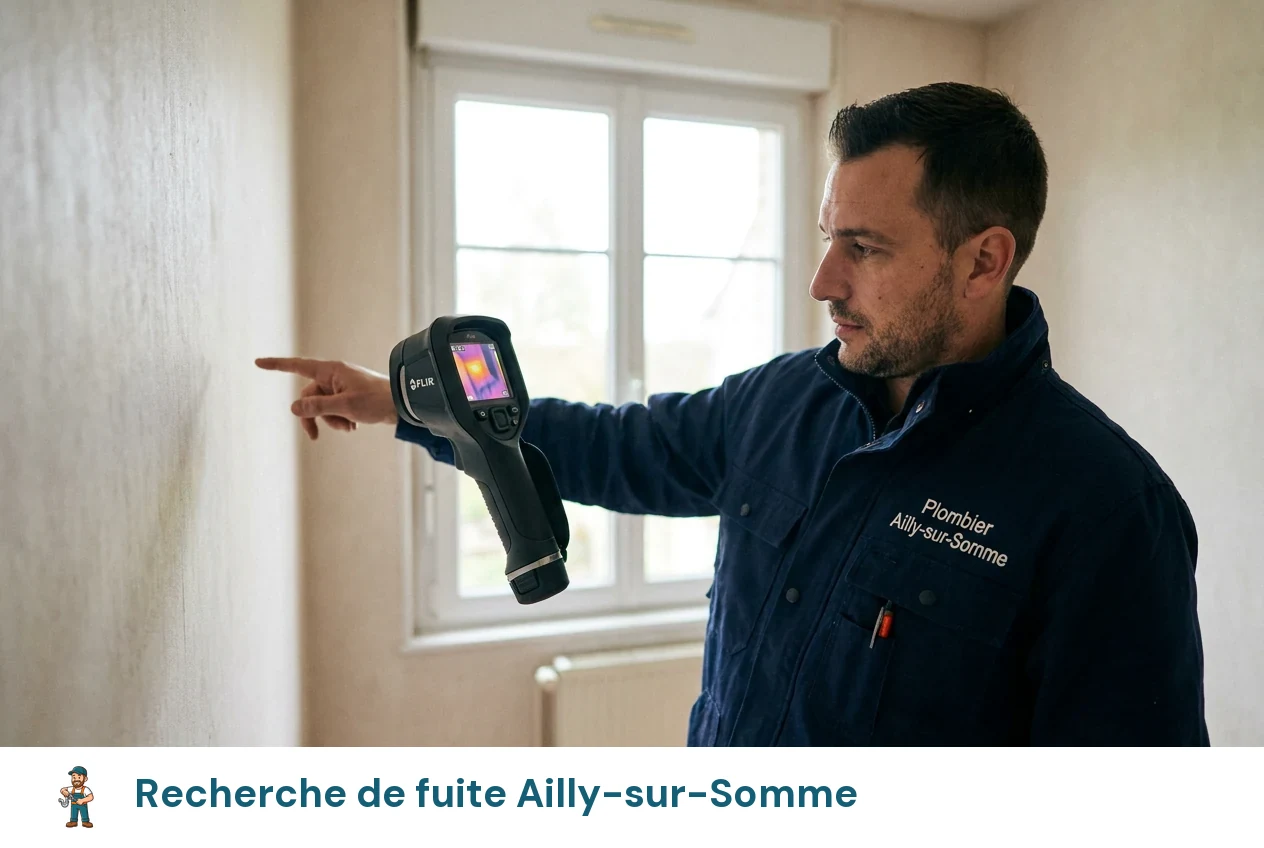 Recherche de fuite à Ailly-sur-Somme