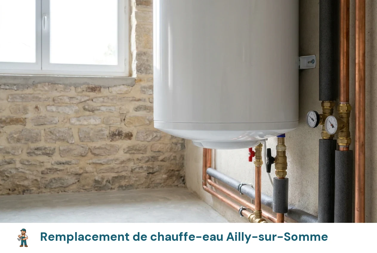 Remplacement de chauffe-eau à Ailly-sur-Somme