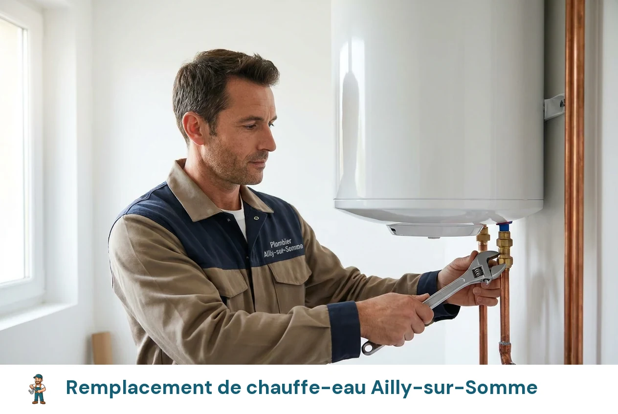 Remplacement de chauffe-eau à Ailly-sur-Somme